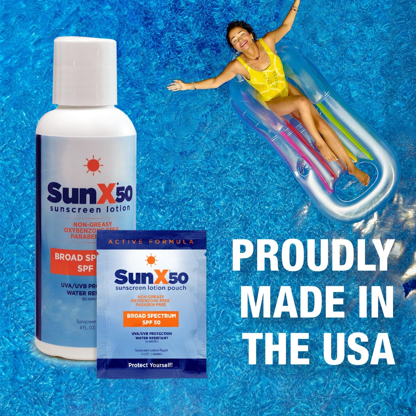 CoreTex SPF 50 Broad Spectrum Sunscreen Lotion - 32oz Paraben-Free & Water-Resistant, No White Cast