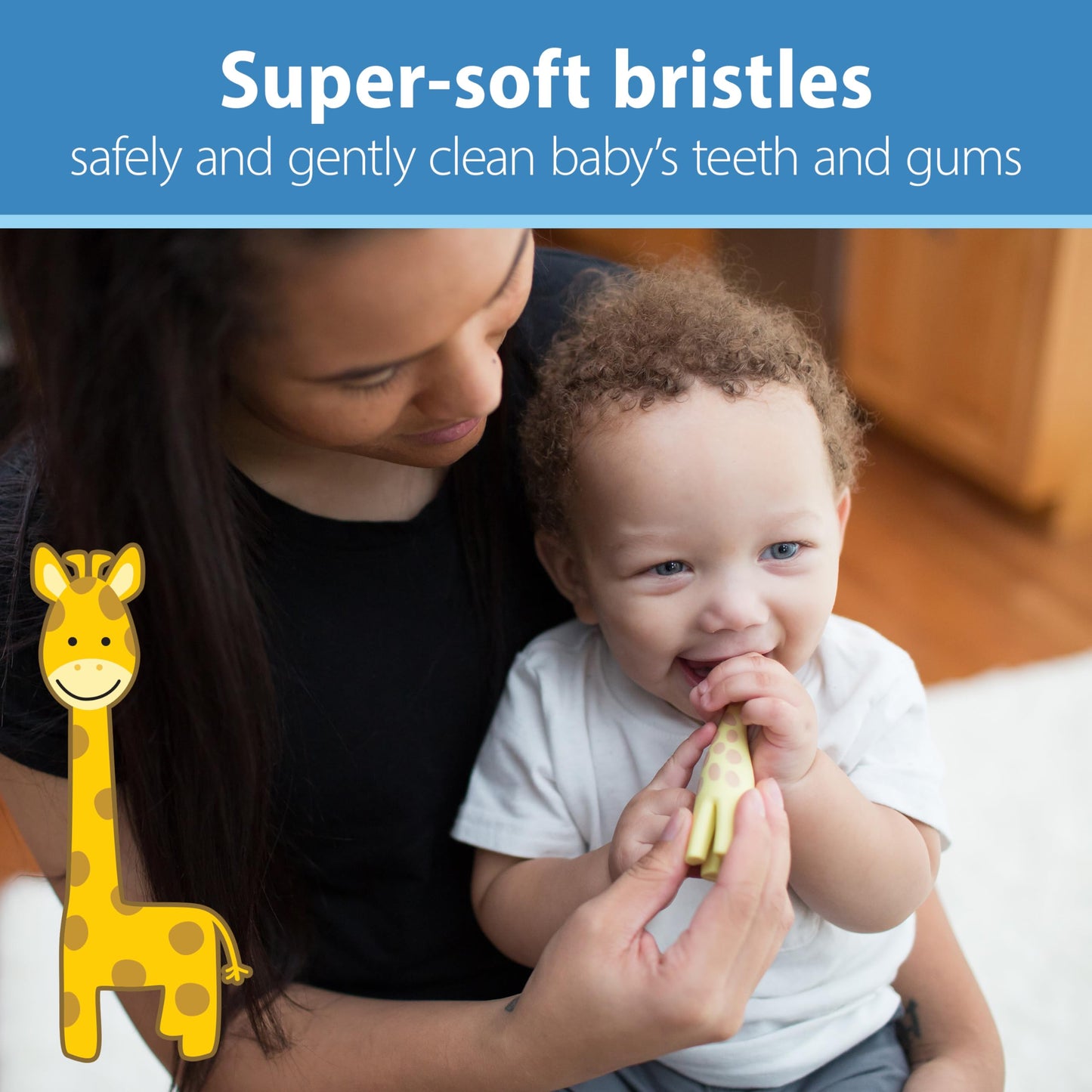 VIRTUAL BUNDLE: Dr. Brown's Infant Oral Care Bundle: Toothbrush, Toothpaste, and Tooth/Gum Wipes for Baby