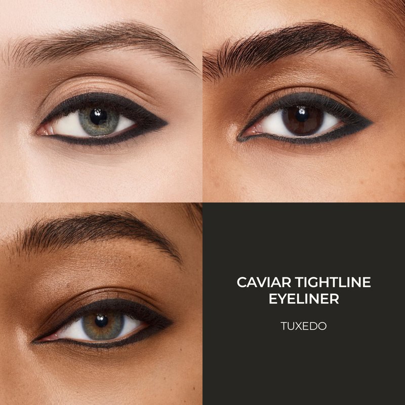 Laura Mercier Caviar Cravings Eye Essentials, Caviar Tightline Eyeliner and Extravagant Mascara: Long Lasting Color, 3X Curl and Lift, Smudge- & Transfer-Proof, Holiday Gift Set
