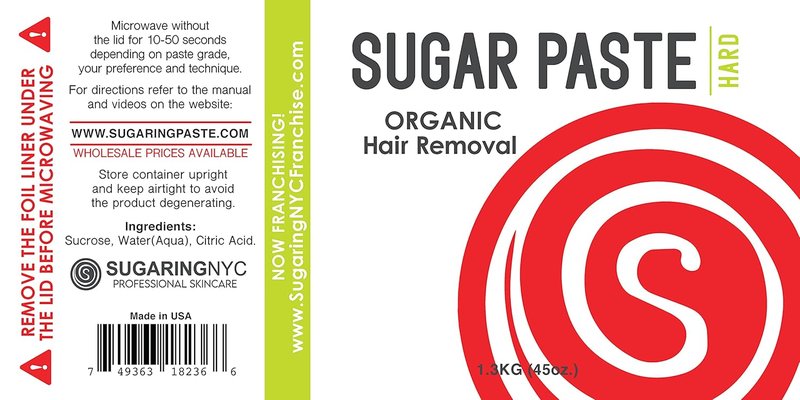 Hard Sugaring Paste for Bikini & Brazilian Waxing | Plastic Applicator Included
