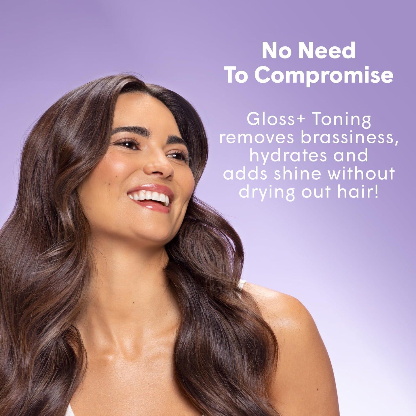 dpHUE Gloss+ Toning, Purple - Deep Condition & Neutralize Brass - For Blonde, Yellow Brassiness, Silver, Highlighted, Bleached & Cool Hair - Vegan, Leaping Bunny Certified - 6.5 oz