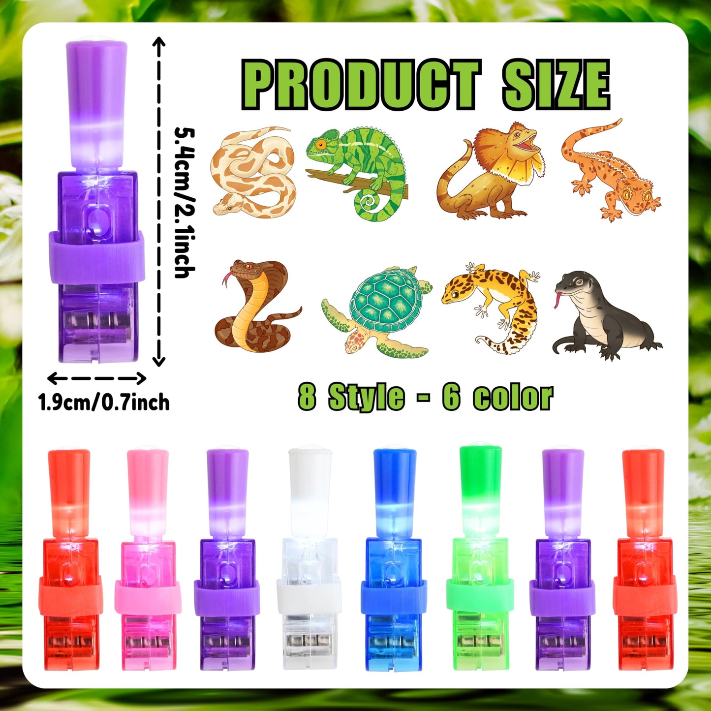 72 PCS Reptile Party Favors for Boys and Girls