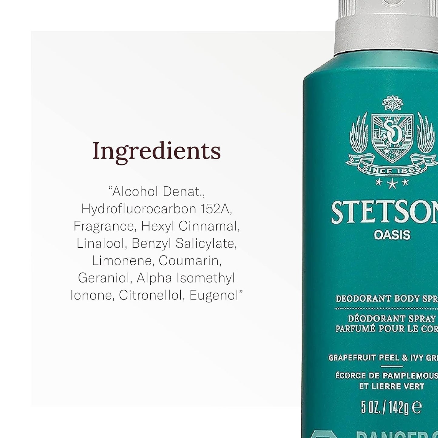 STETSON All Day Body Spray for Men - Refreshing Grooming Essential - 5 oz | Oasis Scent - 3 Pack