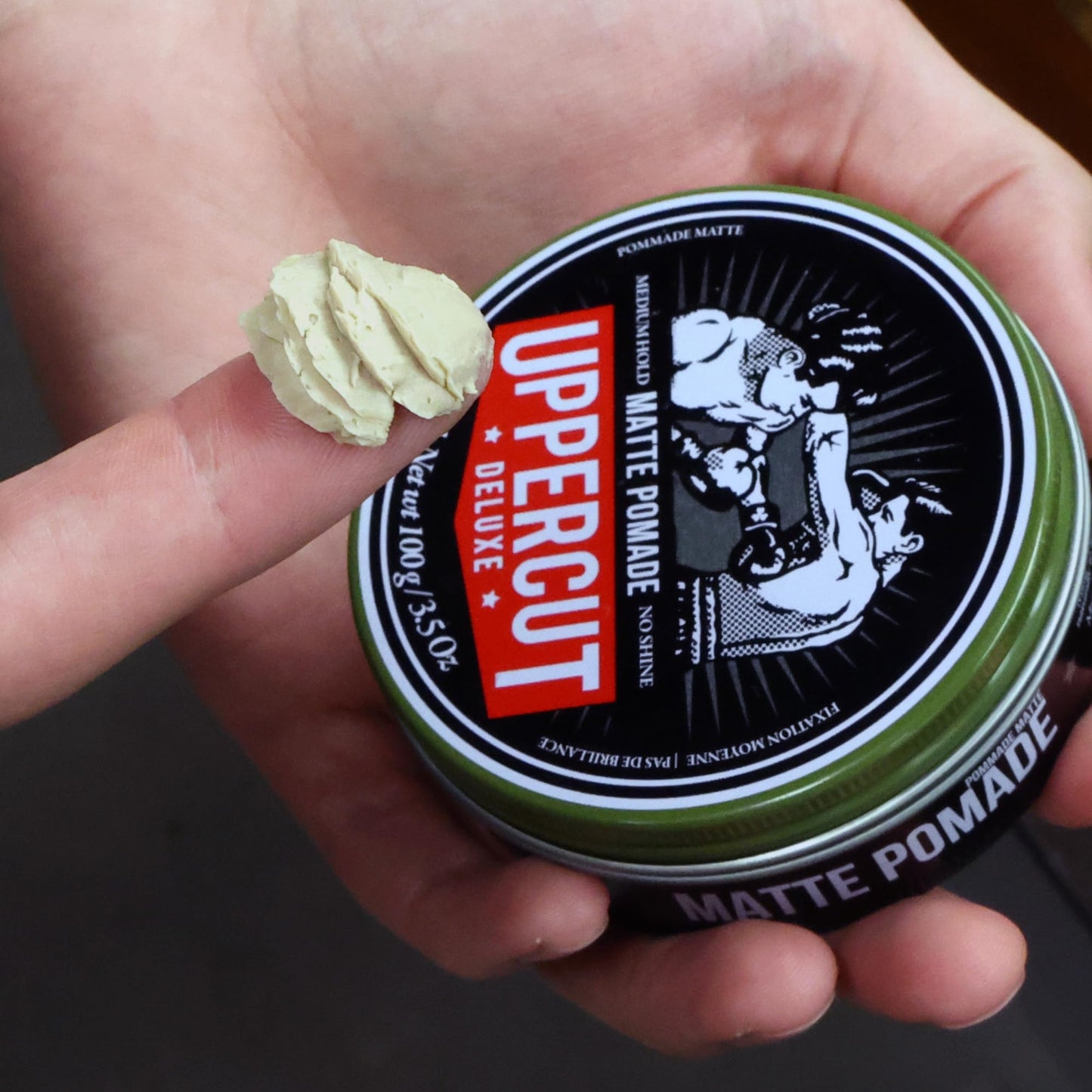 UPPERCUT DELUXE Matte Pomade for Men – Medium Hold, No Shine, Water-Based Hair Styling Cream, Easy Wash Out, Natural Matte Finish, 10.5 oz / 300 g
