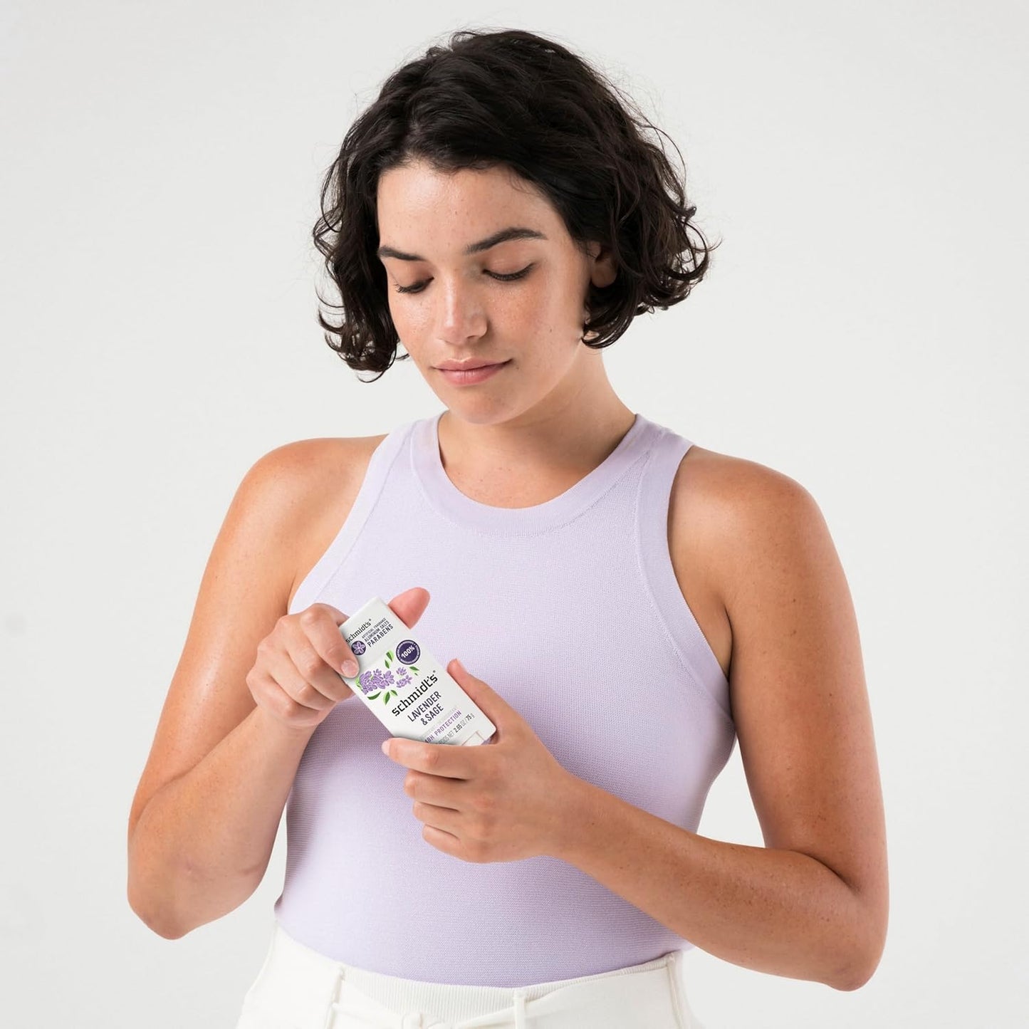 Schmidt's Aluminum-Free Vegan Deodorant - Lavender & Sage | 24-Hour Odor Protection, Natural Ingredients, 2.65 oz