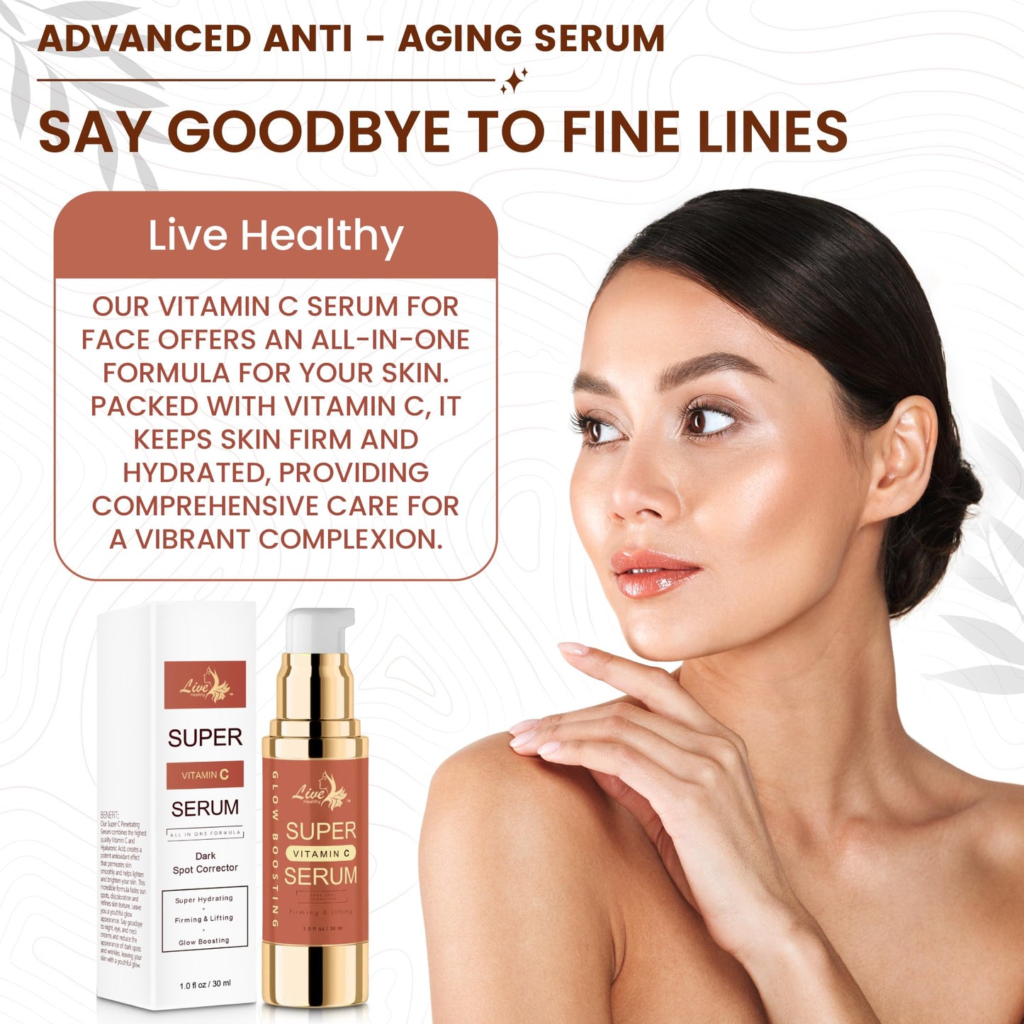Rapid Dark Spot Remover for Face & Body – Glow Boosting Serum | Vitamin C and Hyaluronic Acid | Age & Sun Spot Corrector, Brown Spot Remover | Anti-Aging | Super Hydrating | Firming & Lifting