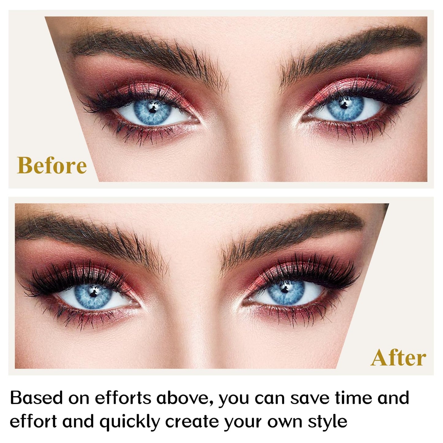 DIY Lash Extension Kit 280pcs Individual Lashes Cluster D Curl Eyelash Extension Kit Lash Clusters with Lash Bond and Seal and Lash Applicator Tool for Self Application (KIT,40D+50D-0.07C-9-16MIX)