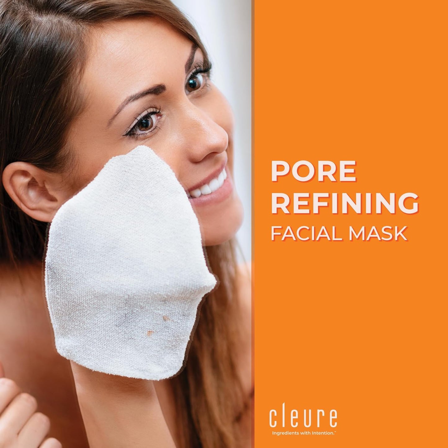 Cleure Pore Minimizing Face Mask - Kaolin Clay & Shea Butter for Oily, Sensitive Skin | 4 oz