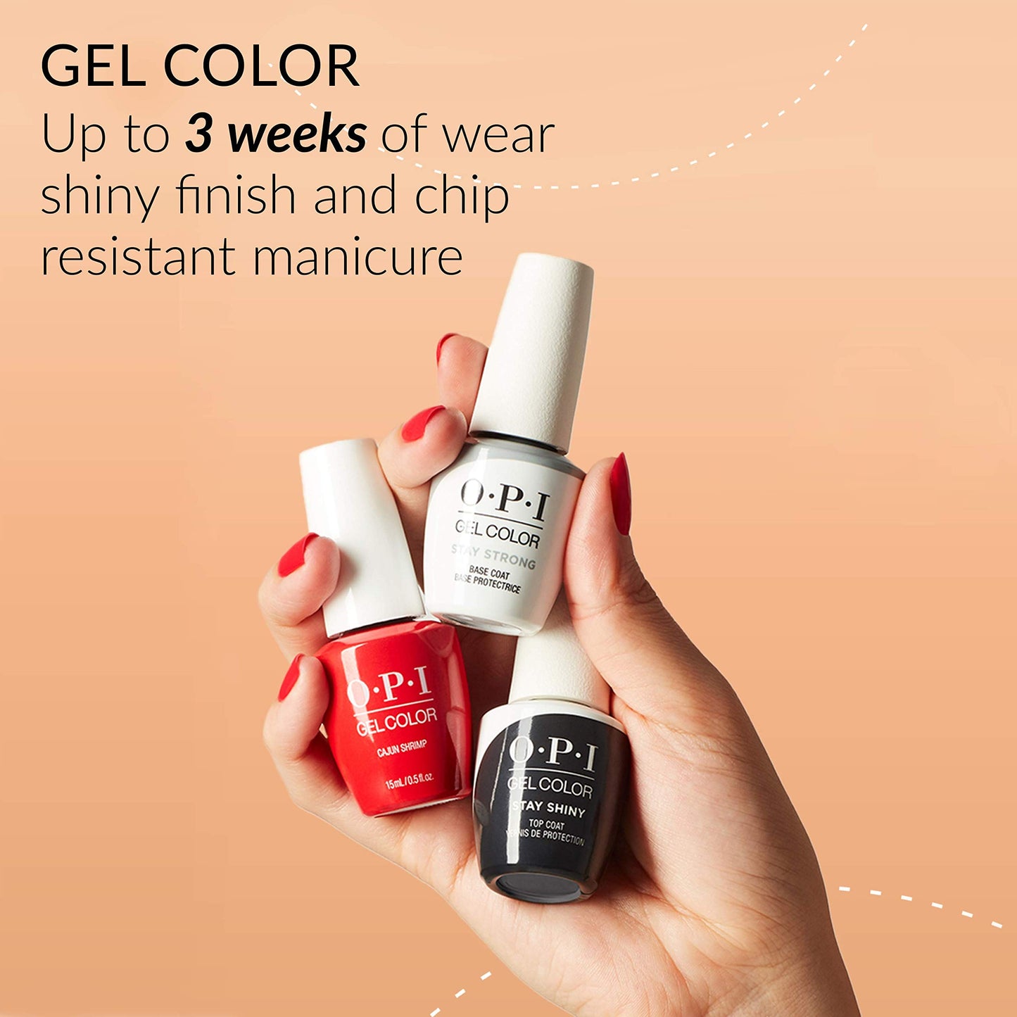 OPI GelColor, Sun, Sea, and Sand in My Pants, Yellow Gel Nail Polish, Lisbon Collection, 0.5 fl oz