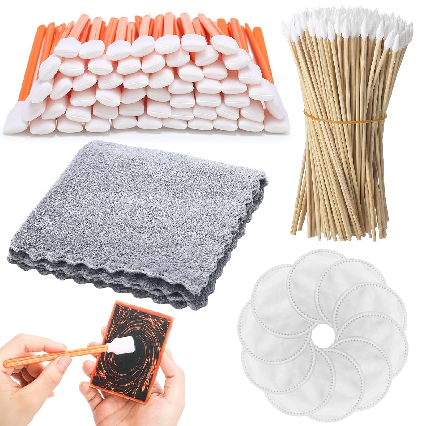 Trading Card Care Cleaning Kit - 603 Pcs TCG Grading & Scratch Repair Tools | Essential Accessories