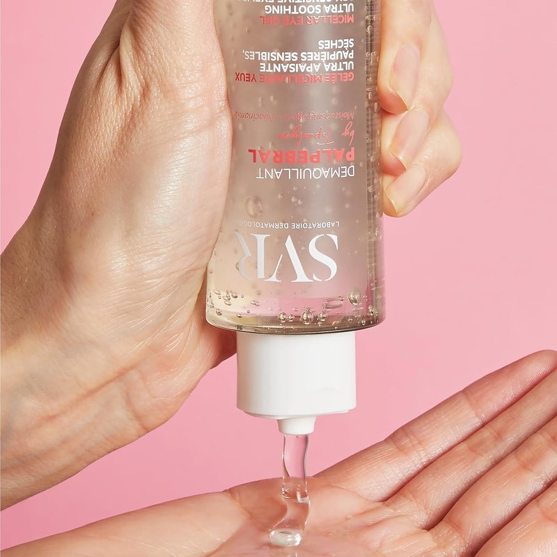 SVR Eye Makeup Remover Gel - Gentle Formula for Sensitive Eyes | Niacinamide, 125ml