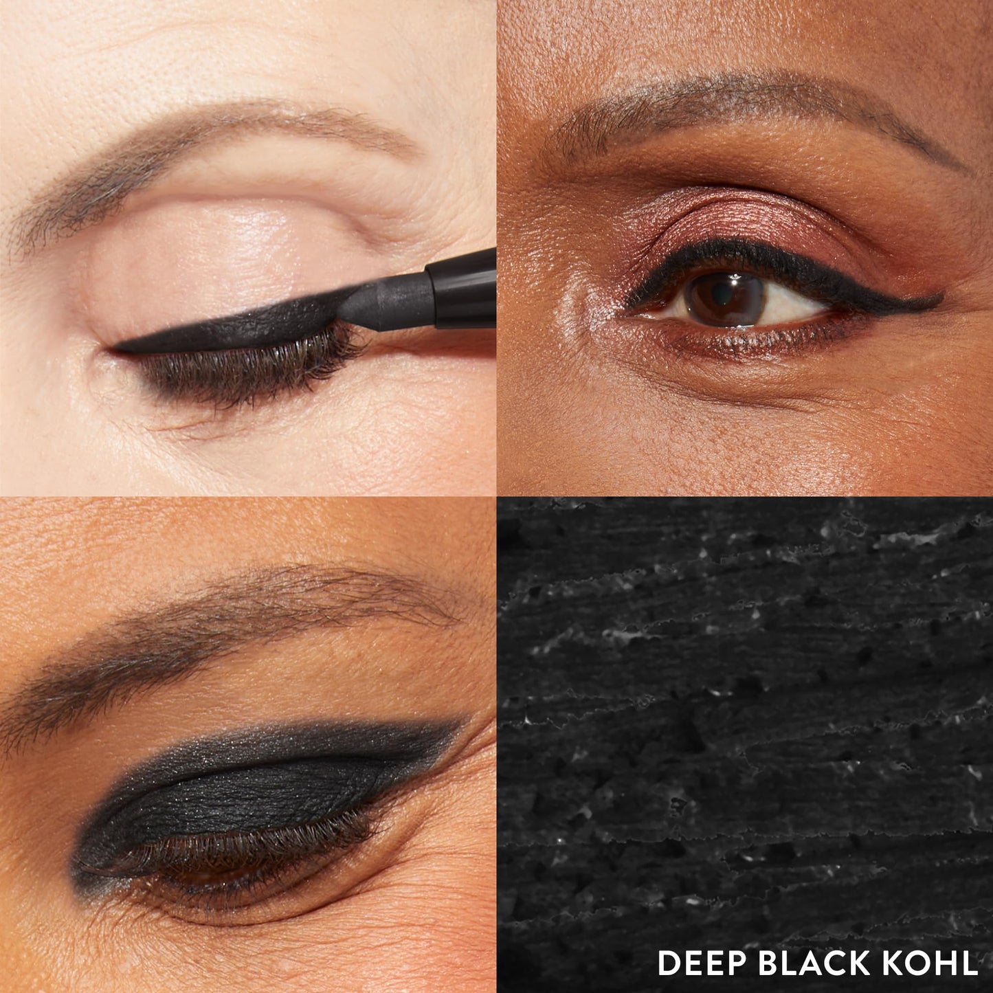LAURA GELLER NEW YORK Kajal Longwear Kohl Eyeliner Pencil Duo, Midnight Blue + Deep Black