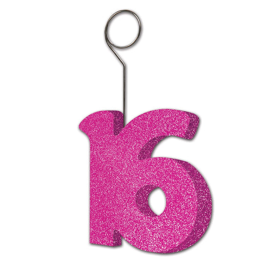 Beistle Glittered 16 Photo-Balloon Holder