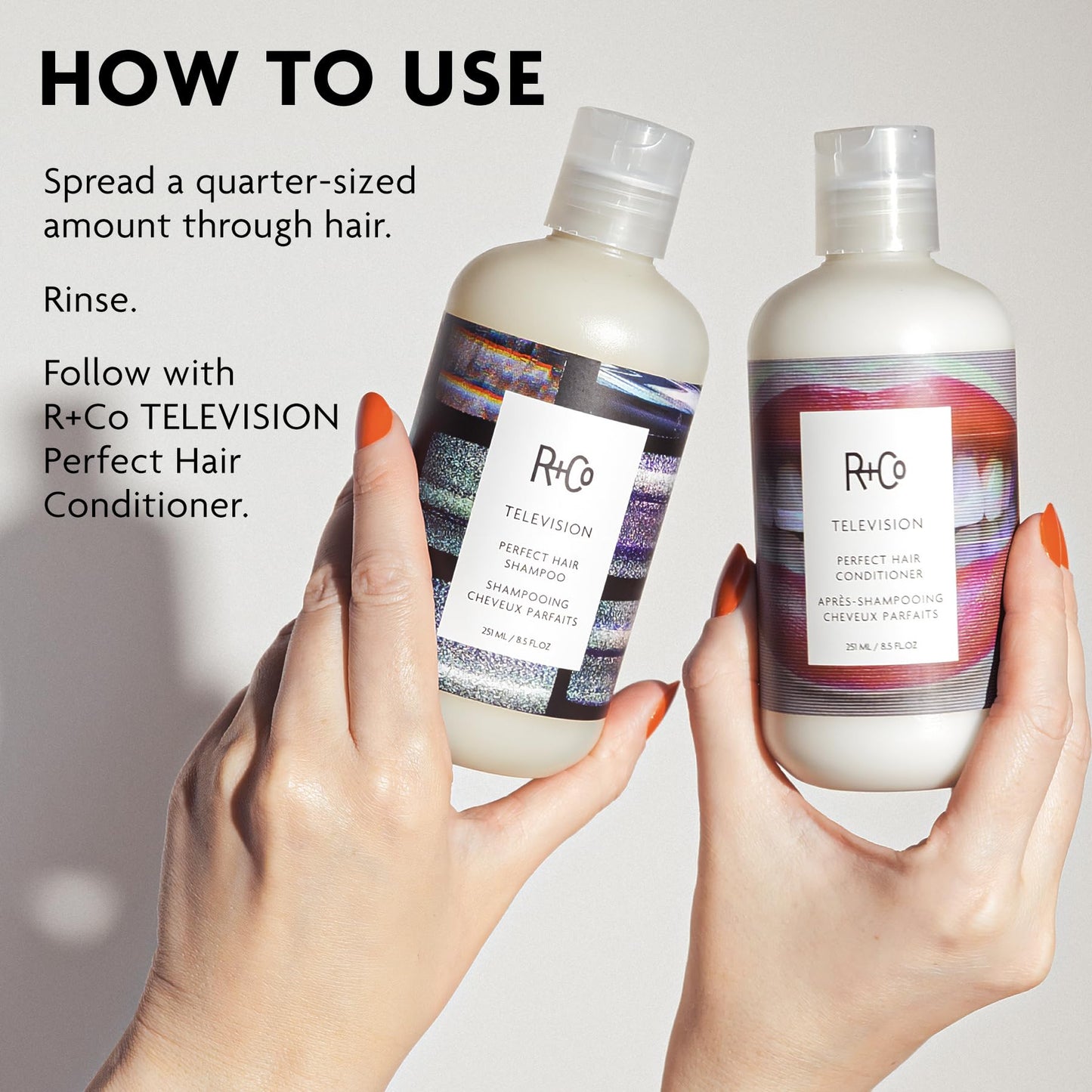 R+Co Television Perfect Hair Shampoo | Body + Shine + Smoothing for All Hair Types | Vegan + Cruelty-Free |