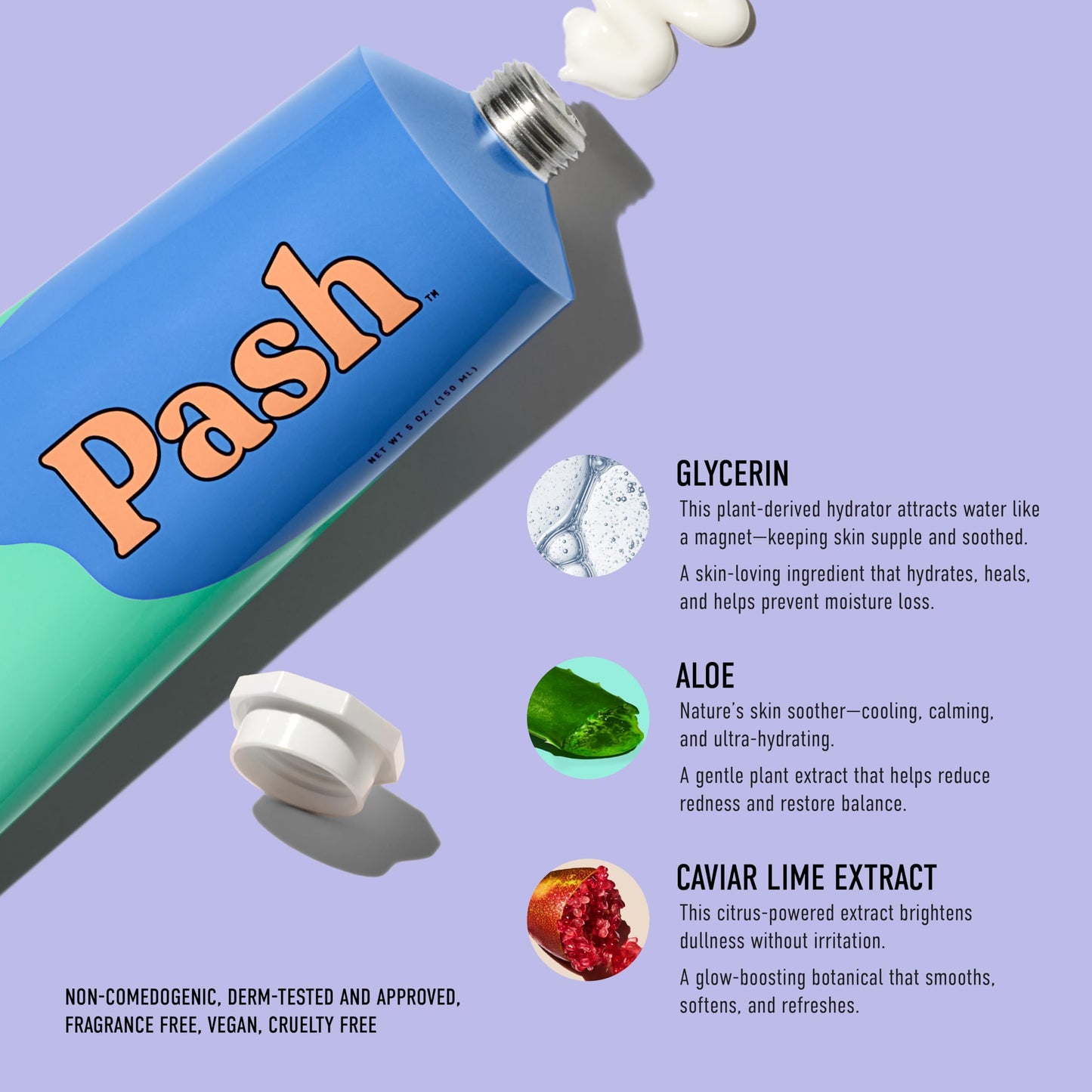 Pash Skin Barrier Rescue & Repair Daily Moisturizer, Fragrance-Free