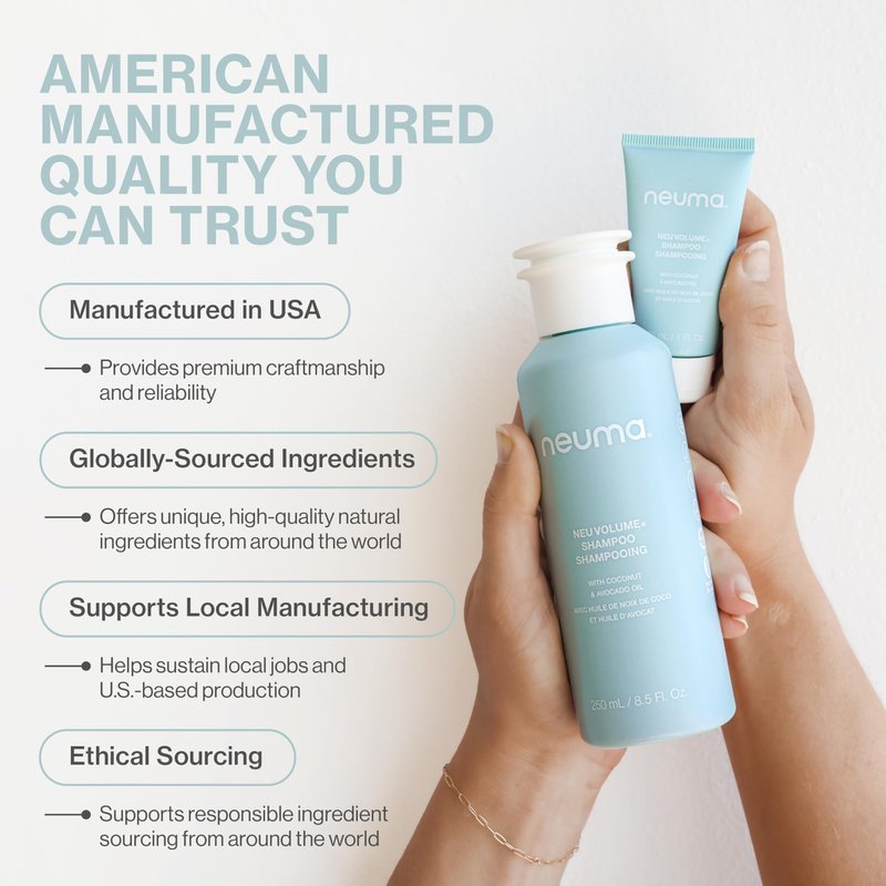 Neuma Neu Volume Conditioner 8.5 Fl. Oz. Fennel, Ylang Ylang, Patchouli, and Vanilla Scent, Moisturizing Conditioner Sulfate Free Paraben Free
