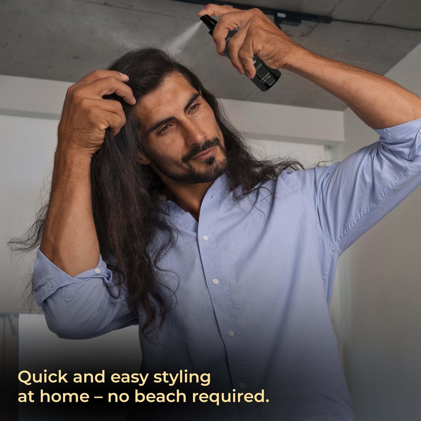 Modern Pirate Sea Salt Spray for Men - Hair Texturizing Spray for Tousled Hair - Add Texture & Grit to Hair - Men’s Volumizing Hair Spray for a Beach or Surfer Hair Style - Medium to Light Hold