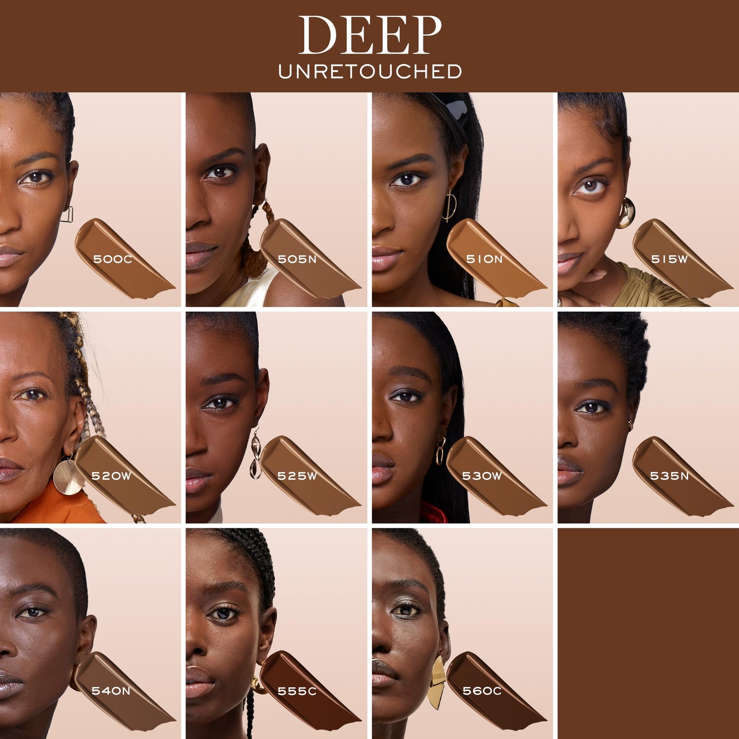 Lancôme Teint Idole Ultra Wear Natural Matte Foundation- Longwear, Medium-Full Coverage, Natural Finish, Waterproof & Hydrating - 505N (Deep Skin with Neutral/Deep Peachy Undertones), 1 Fl Oz