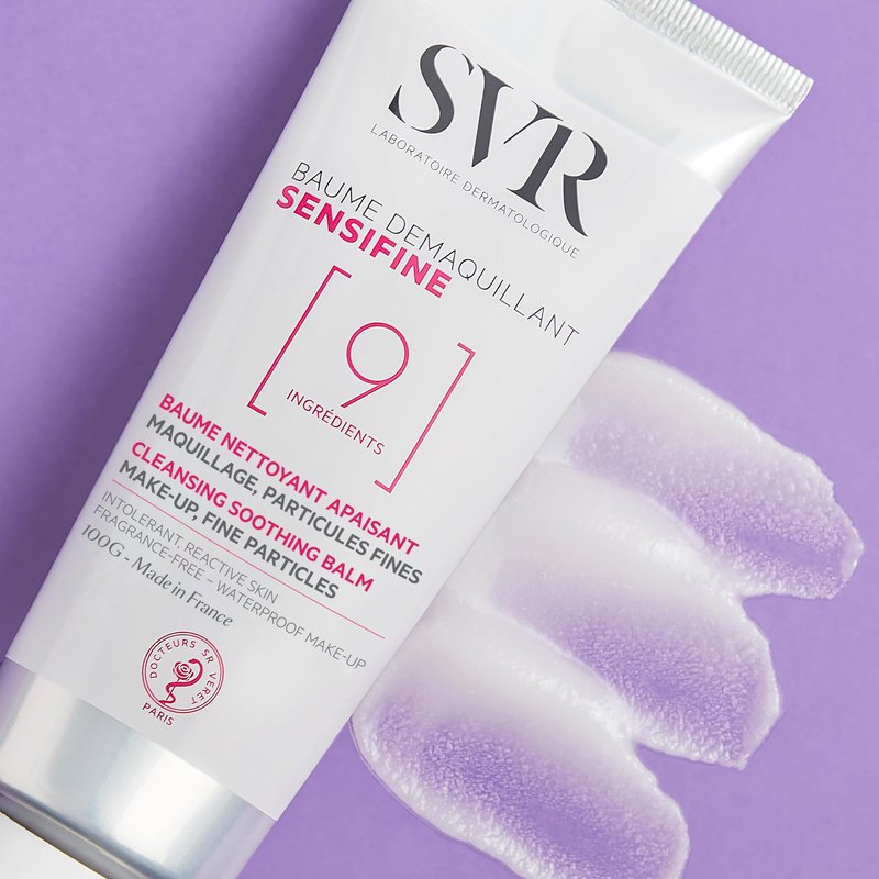 SVR - Sensifine Cleansing Balm - Sensitive Skin Care - Double Cleanser for Dry, Sensitive Skin Efficiency - Removes Makeup, Dirt & Impurities - Hypoallergenic, Dermatologically Tested - 3.5 fl.oz