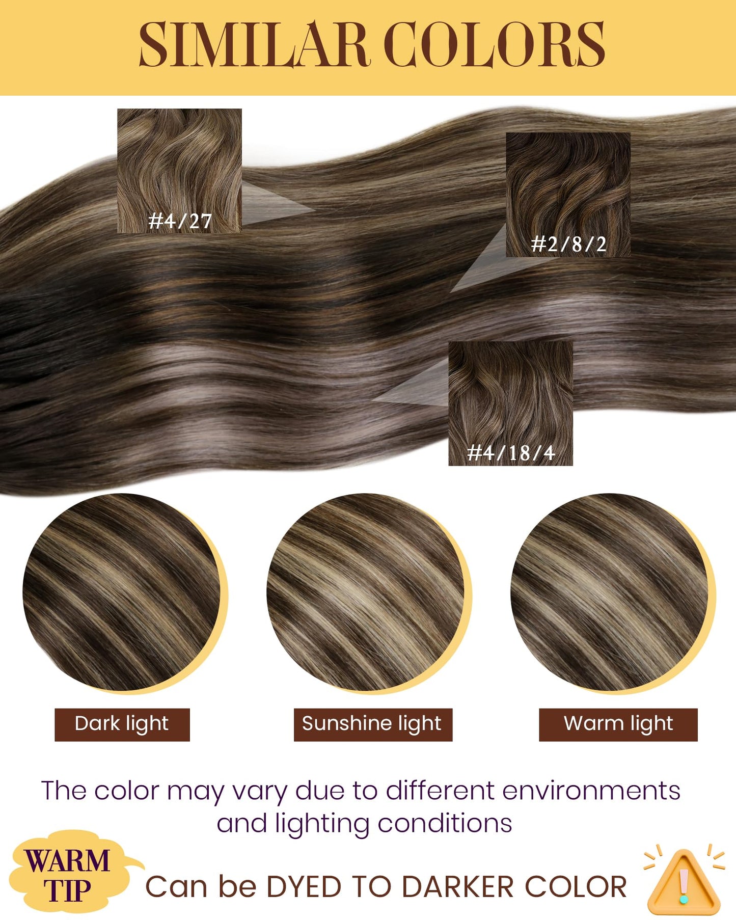 Hetto K Tip Hair Extensions Real Human Hair Brown Highlight Blonde 20in 50g