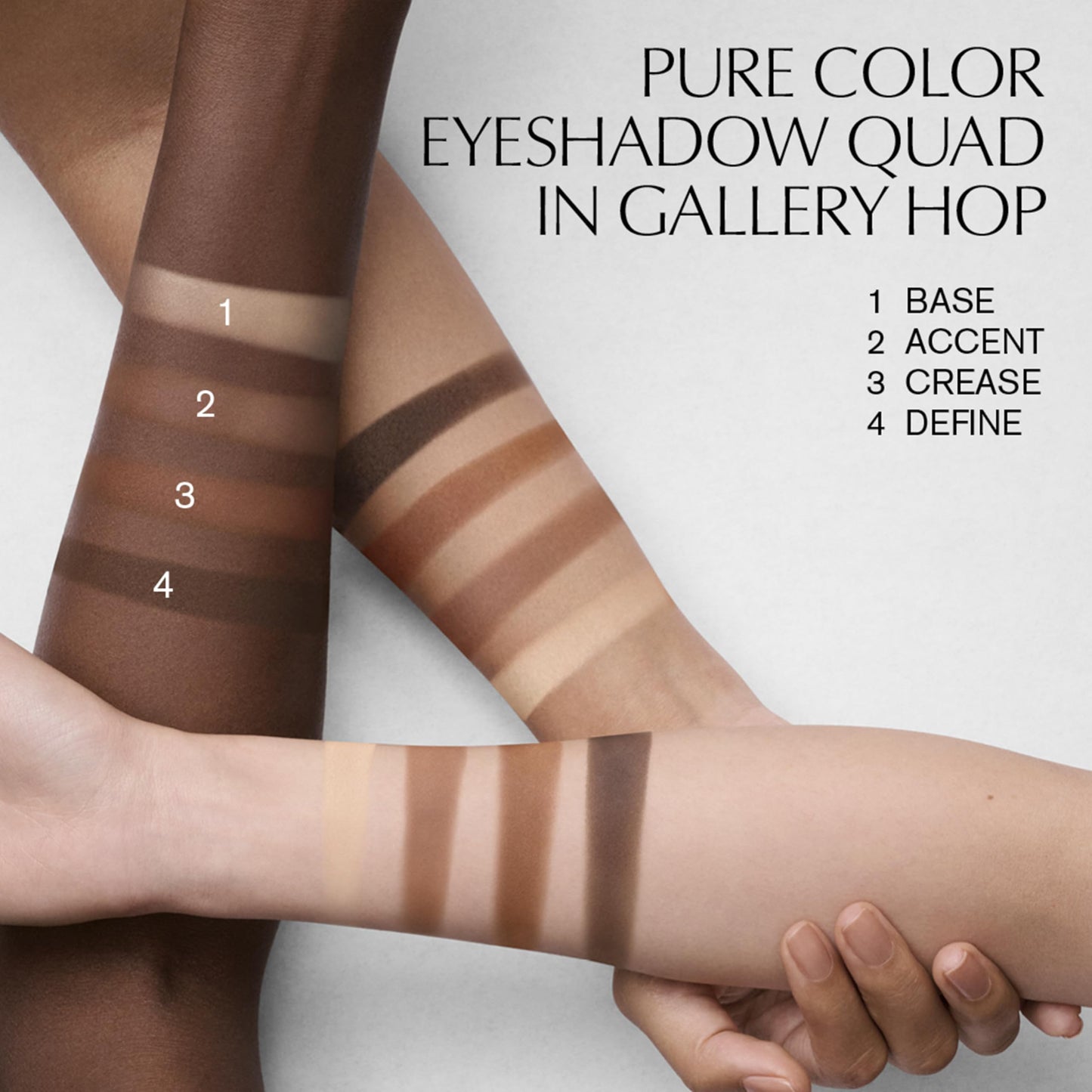 Estée Lauder The Essential Eyeshadow Quad Long-Lasting Palette | Shape, Sculpt, Magnify, Après Spree, 0.14 Ounce