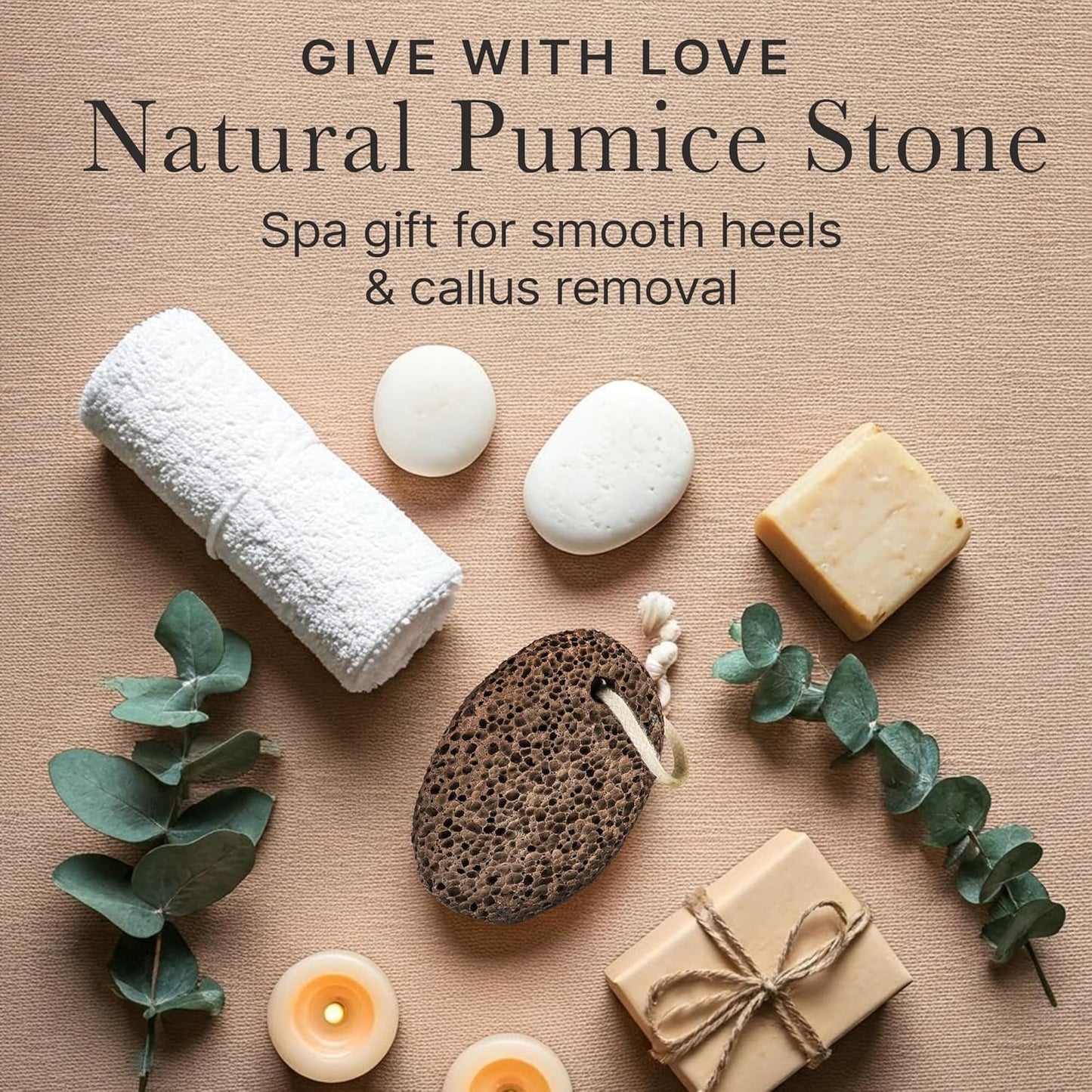 Pumice Stone for Feet - Natural Lava Stone Foot Exfoliator