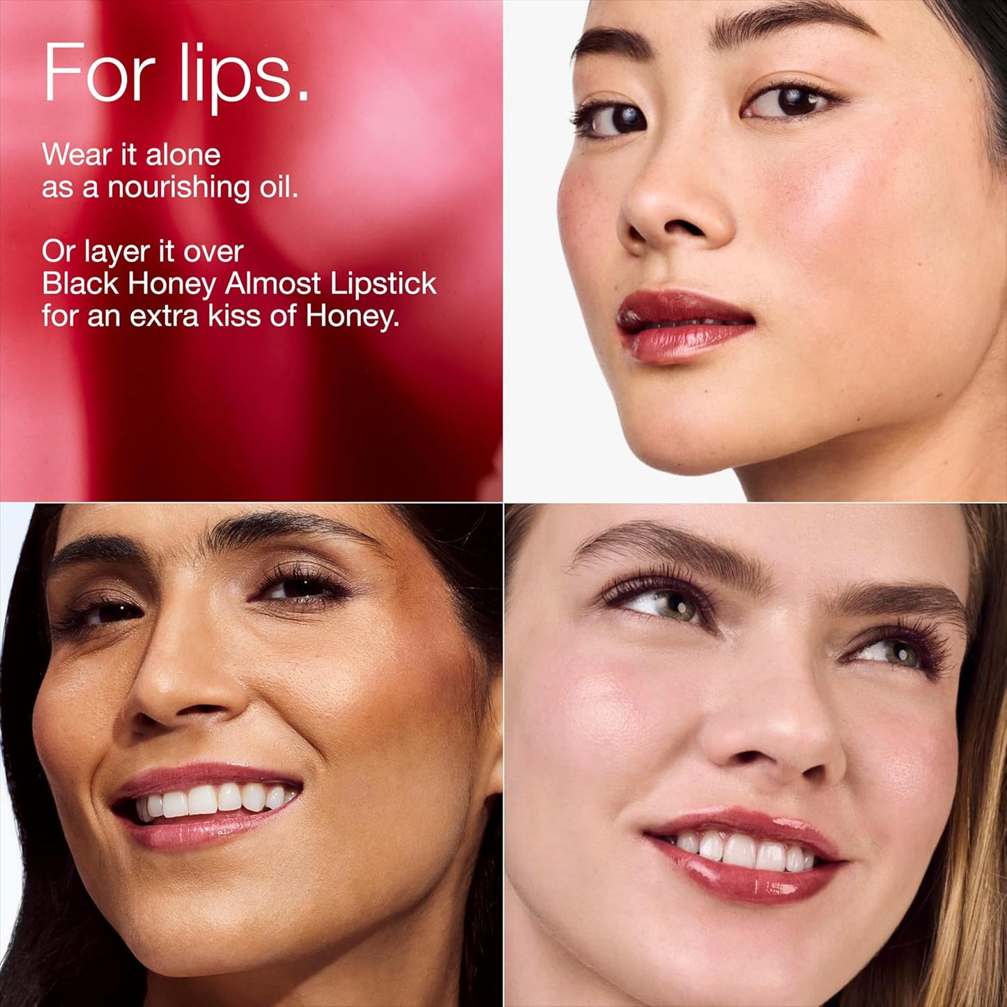 Clinique Black Honey Lip Balm & Tinted Oil Bundle - Hydrating Color for Lips & Cheeks