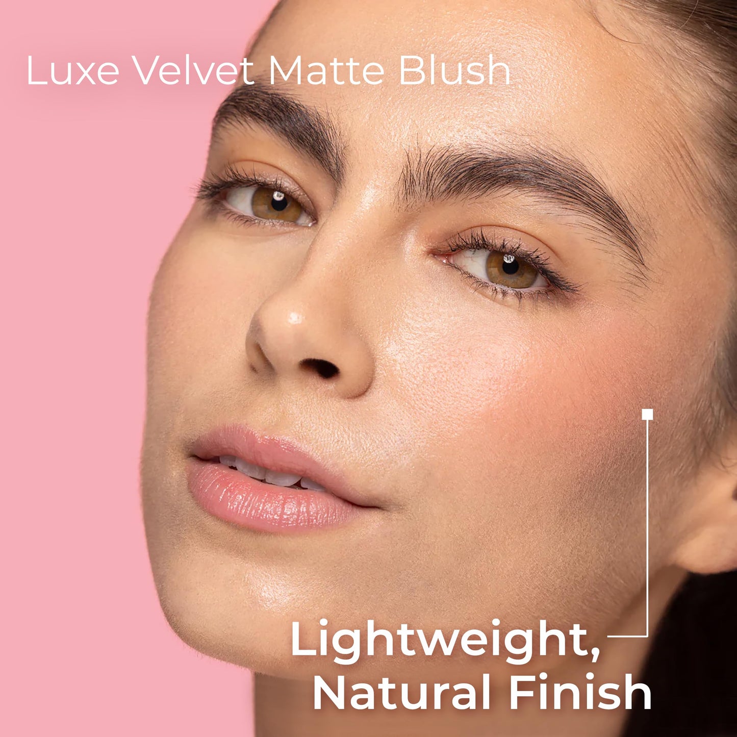 MCoBeauty - Soft Matte Beauty Wand Liquid Blush - Cosmopolitan - Buildable Cream Blush & Cheek Tint with Cushion Applicator - Long-Lasting & Blendable - All Skin Types - Vegan & Cruelty Free Makeup
