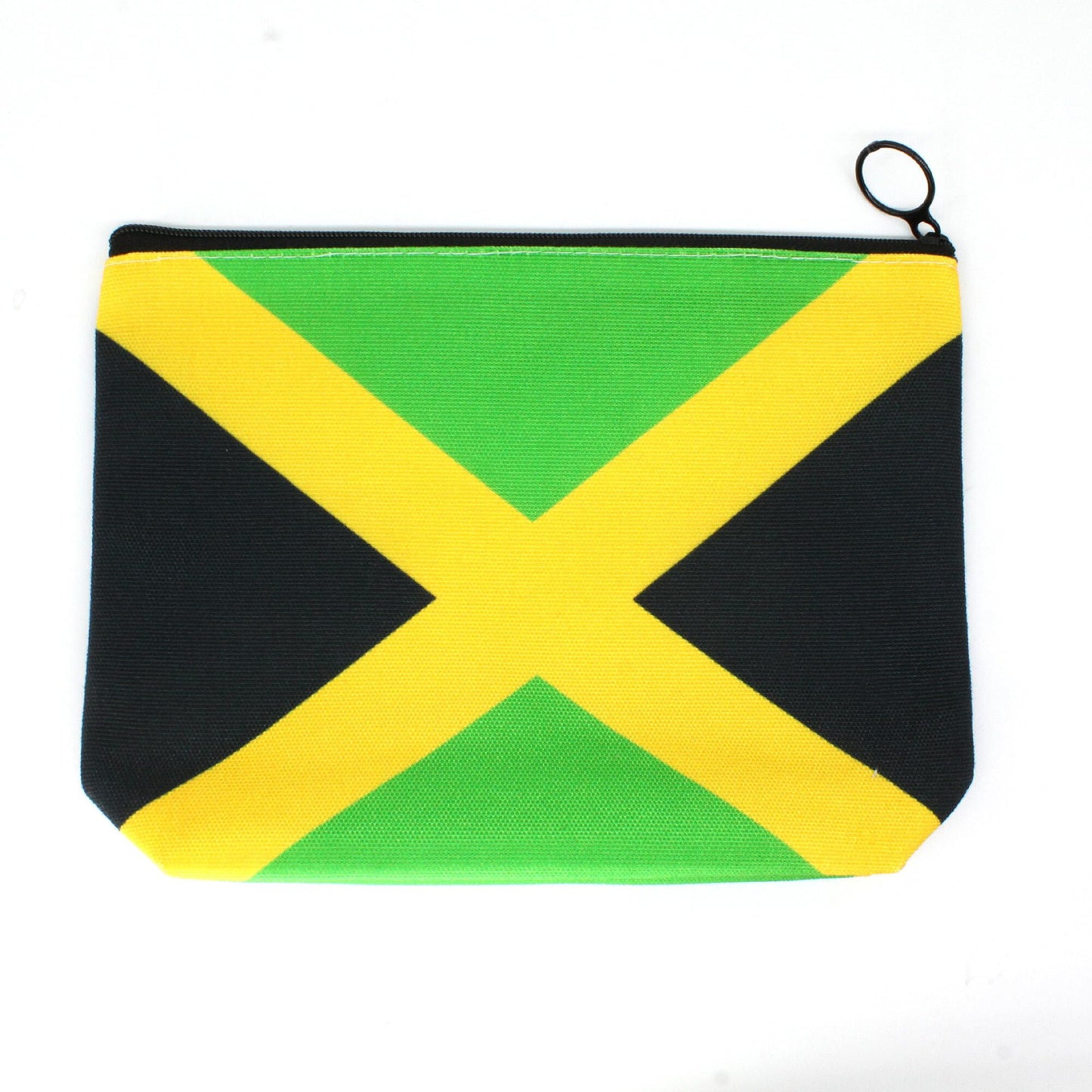 VOARYISA Canvas Makeup Bag Travel Toiletry Bag Makeup Bag for Women Girls Jamaica Flag Reggae(Jamaican-10PCS)