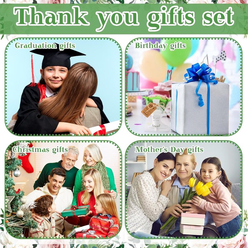 Employee Appreciation Gifts - Mini Lotion Travel Size Hand Cream | 24 Sets Inspirational Thank You Gifts for Staff & Teachers
