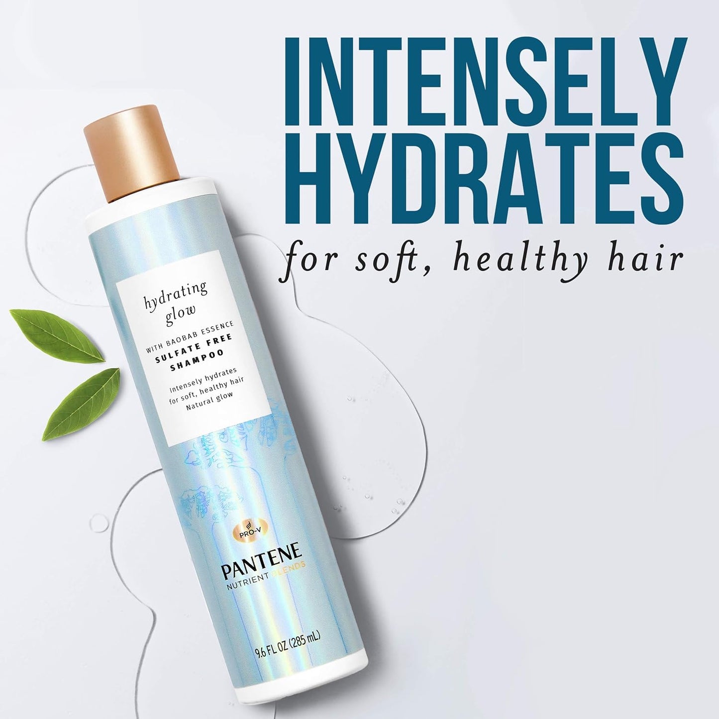 Pantene Shampoo, Conditioner & Hair Mask Treatment - Baobab Essence for Hydrating Glow | 3-Piece Set