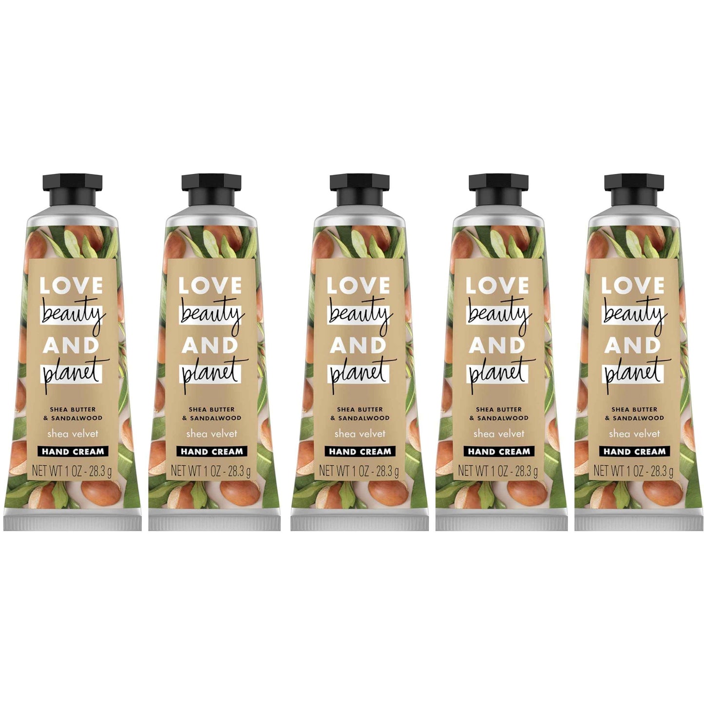 Generic Love Beauty Planet Shea Butter & Sandalwood Shea Velvet Body Lotion 1 oz. (Pack of 5)