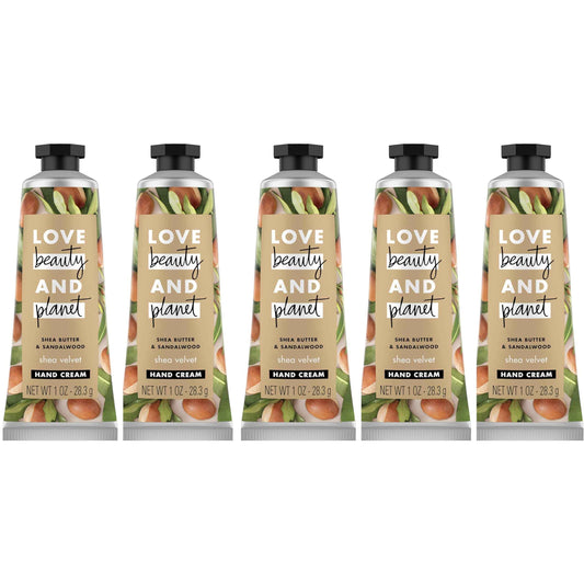 Generic Love Beauty Planet Shea Butter & Sandalwood Shea Velvet Body Lotion 1 oz. (Pack of 5)