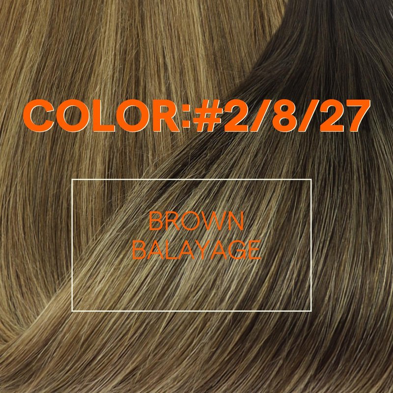 Full Shine Remy Human Hair Weft Sew In Extensions, 14 Inch 100G Dark Brown To Honey Blonde Balayage, Sew In Hair Extensions Real Human Hair For Daily Wear