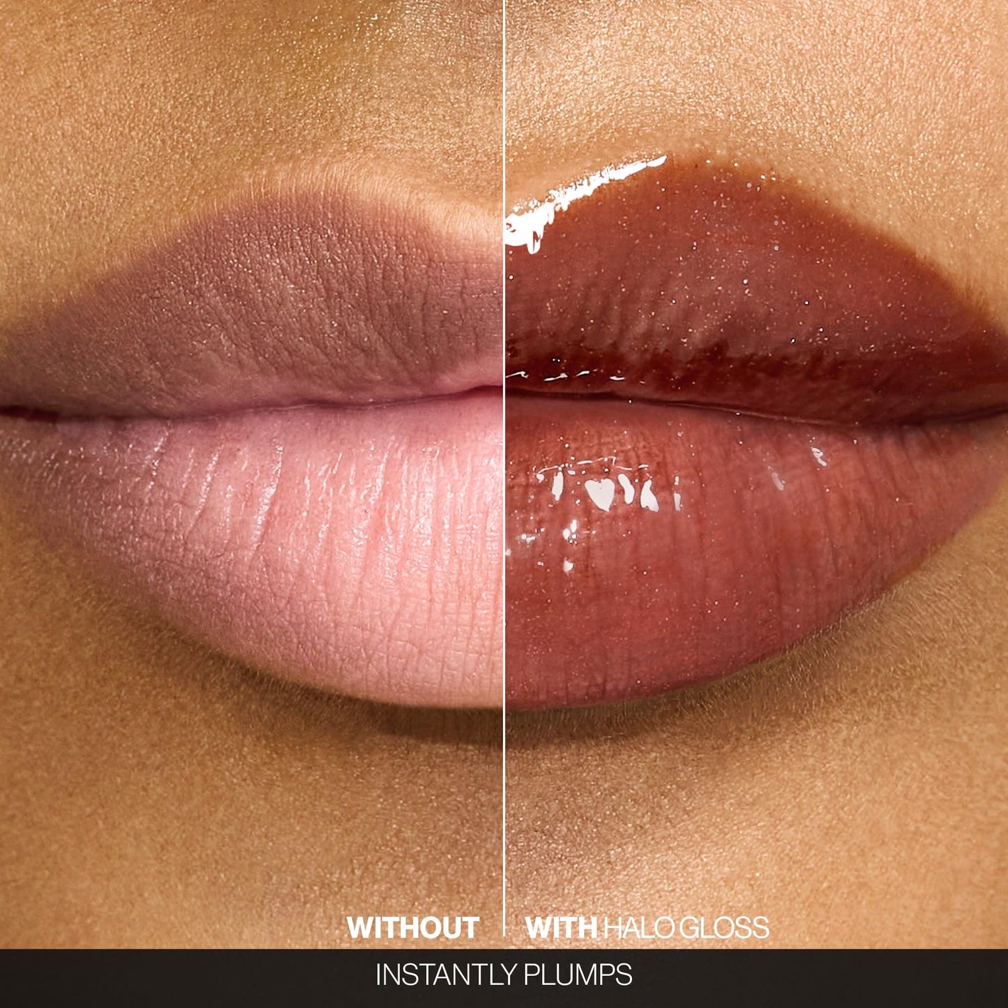 Smashbox Halo Lip Gloss Duo | Full Size, Non-Sticky, Hydrating & Plumping Lip Gloss Gift Set | Hyaluronic Acid and Vitamins C + E