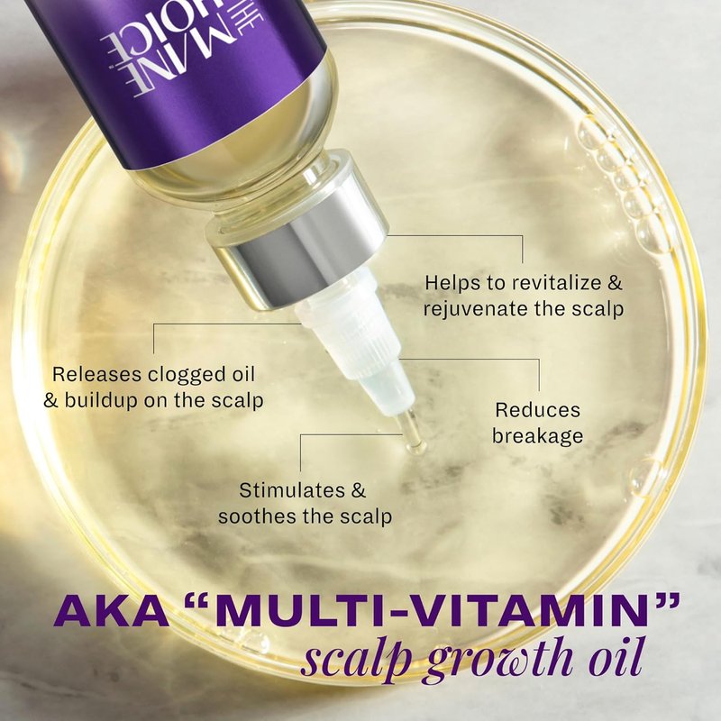 The Mane Choice Alpha Multi-Vitamin Hair Growth Oil - Nourishing Scalp Treatment with Biotin & Rosemary | 4 Fl Oz