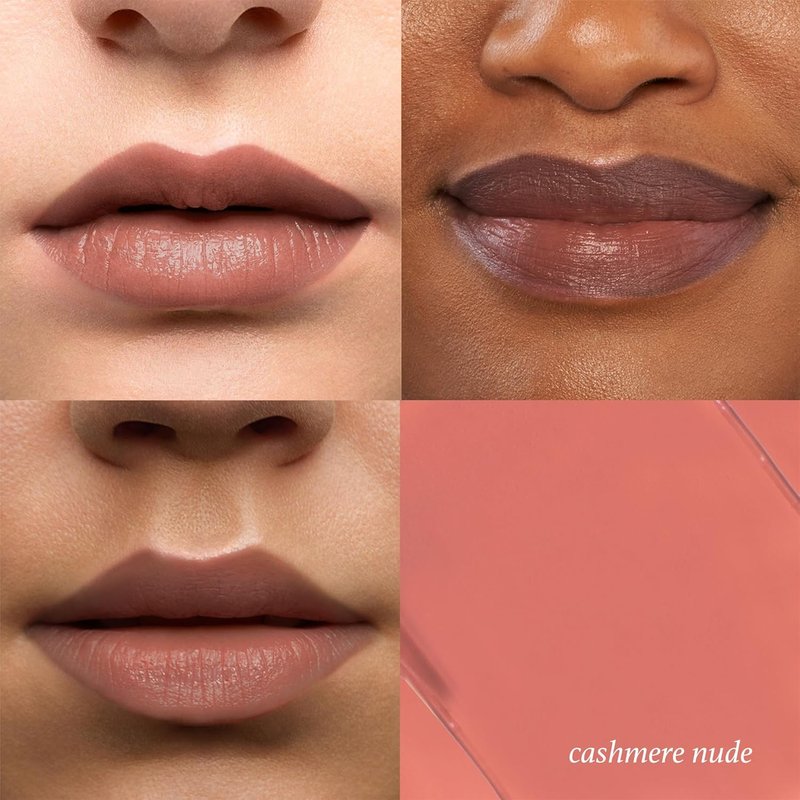 Tinted Lip Balm Trio - Buildable Color in Cherry Wood, Cashmere Nude, Dusty Orchid | Hydrating Vitamin E, Vegan