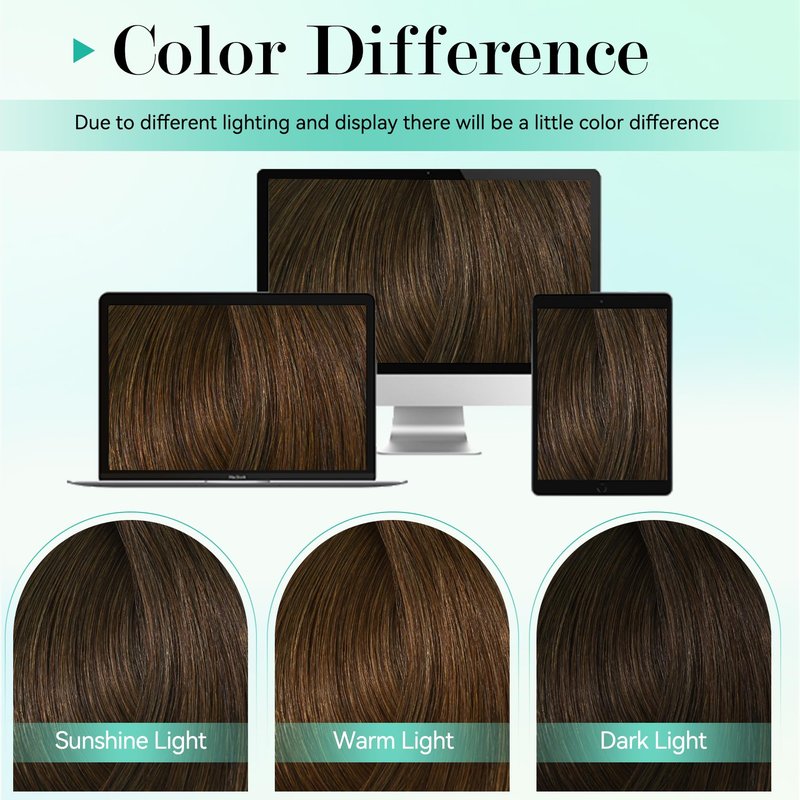 Ukira Medium Brown Hair Extensions Real Human Hair, 15 Inch 75g 7pcs Brown Clip in Hair Extensions Real Human Hair, Soft Natural Straight Remy Human Hair Clip in Extensions for Women