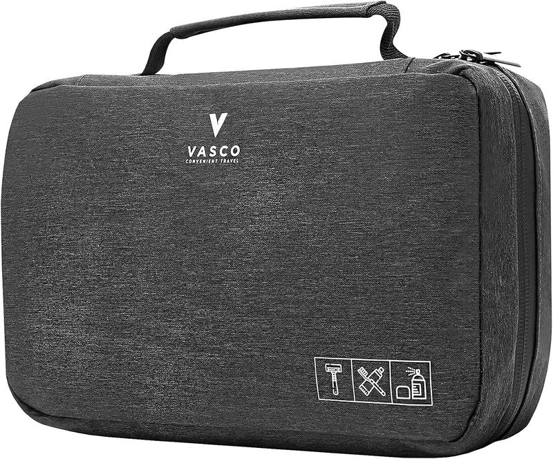 VASCO Hanging Toiletry Bag - Water-Resistant Travel Organizer for Men & Women | Compact Design