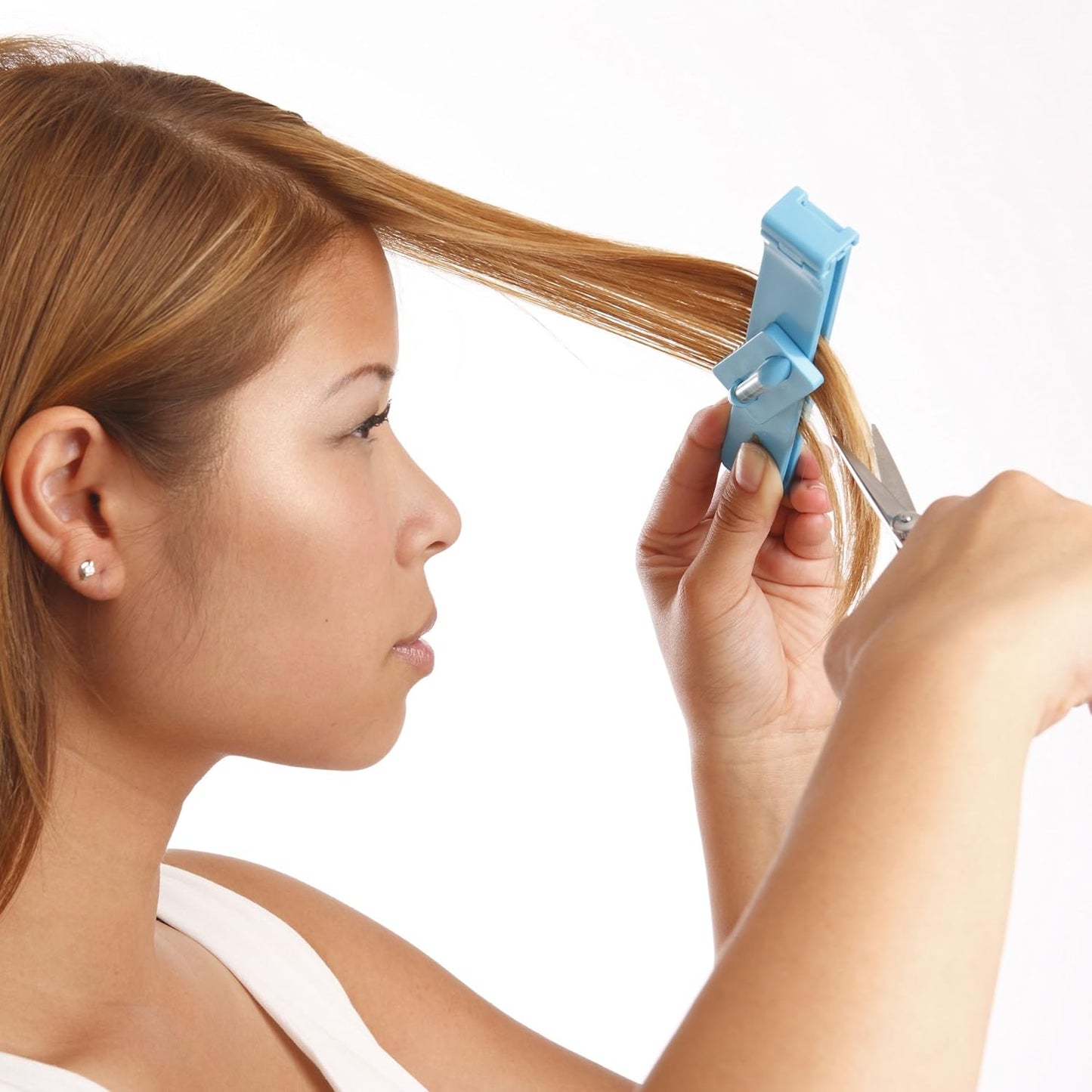 CreaClip Hair Cutting Tool - Bangs & Layers Trimming Guide | Scissors & Comb Set for Kids