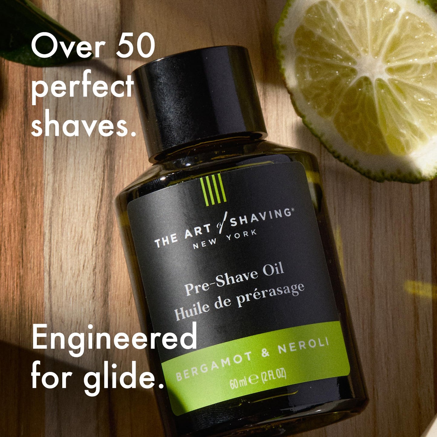 The Art of Shaving Bergamot & Neroli Pre-Shave Oil for Men – Clinically Tested for Sensitive Skin – Improves Razor Glide for a Close, Comfortable Shave – 2 oz