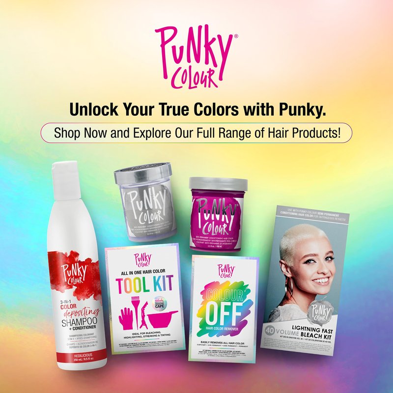 Punky Colour Off Hair Color Remover – Hair Dye Remover, Easily Removes Temporary, Permanent & Semi Permanent Dye, Ammonia Free, Bleach Kit