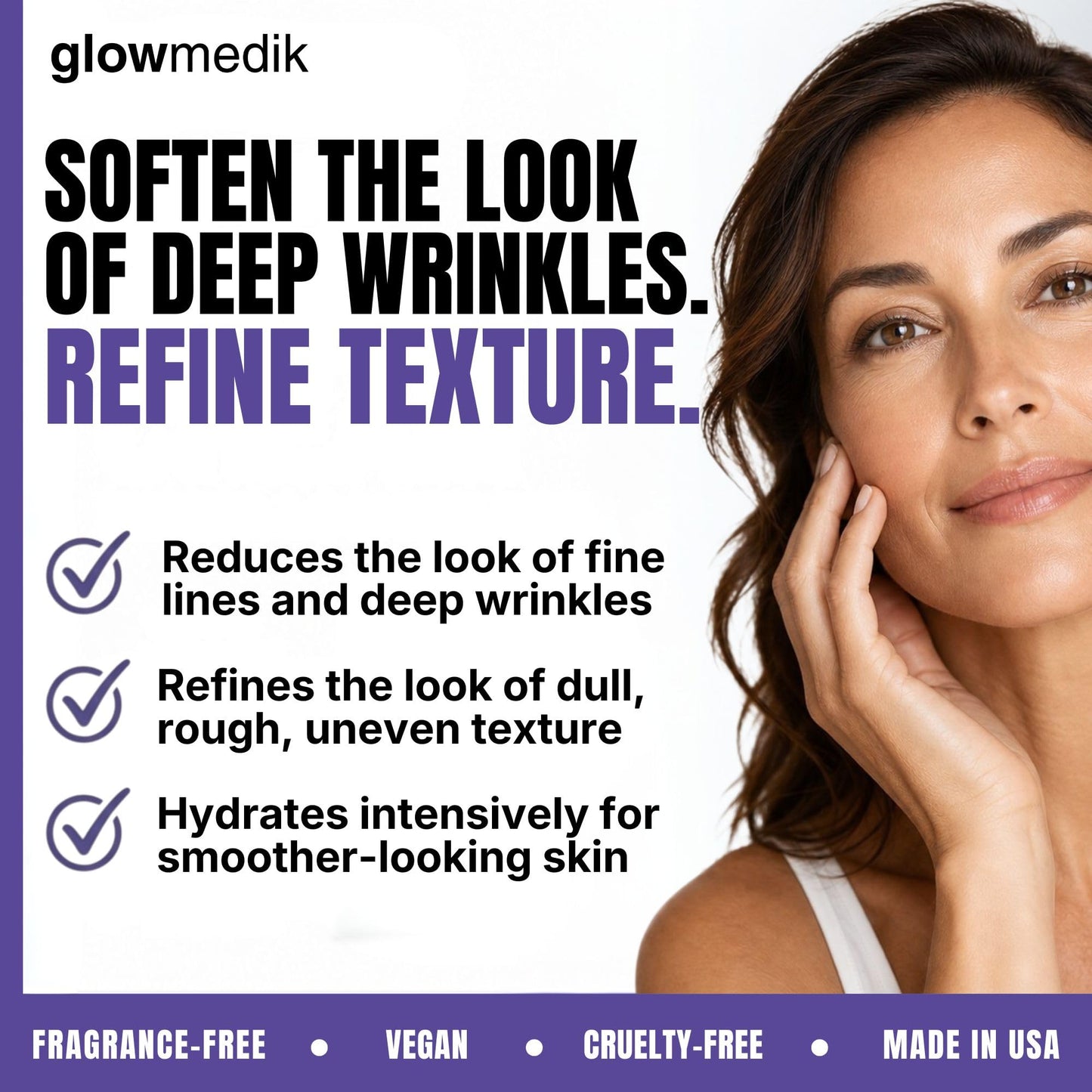 Glowmedik Pro-Collagen Retinol Cream for Face - Anti-Aging Face Moisturizer