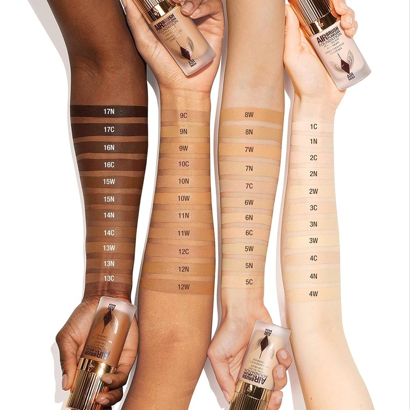 Charlotte Tilbury Airbrush Flawless Matte Foundation - Full Coverage Liquid Makeup for Natural-Matte Finish | Waterproof & Transfer Resistant