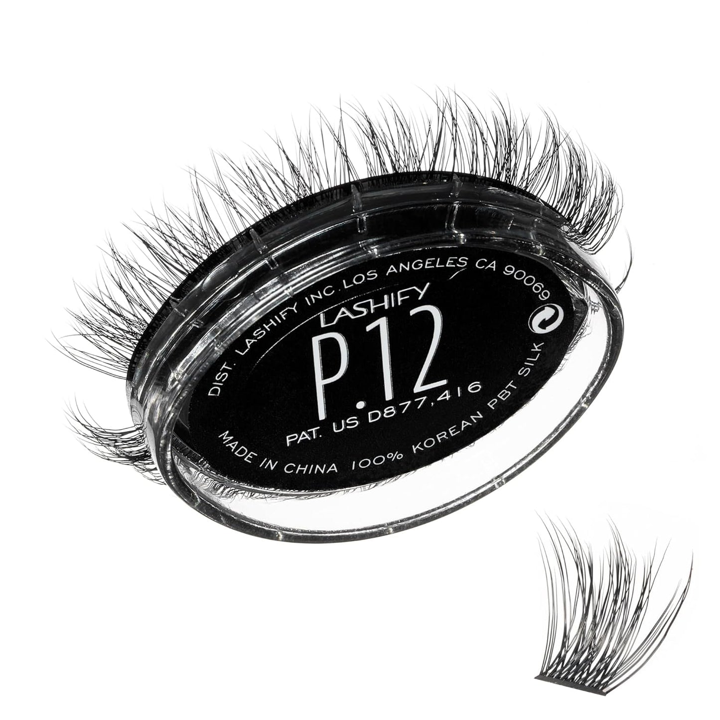 Lashify Plushy 12mm Gossamer Lashes - Easy DIY False Lashes for Voluminous Natural Look