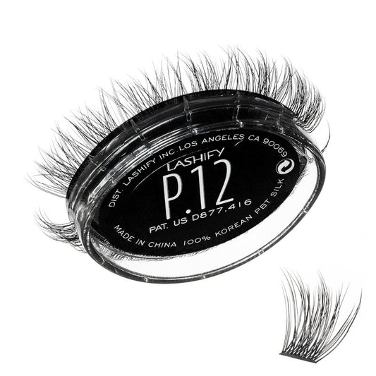 Lashify Plushy 12mm Gossamer Lashes - Easy DIY False Lashes for Voluminous Natural Look