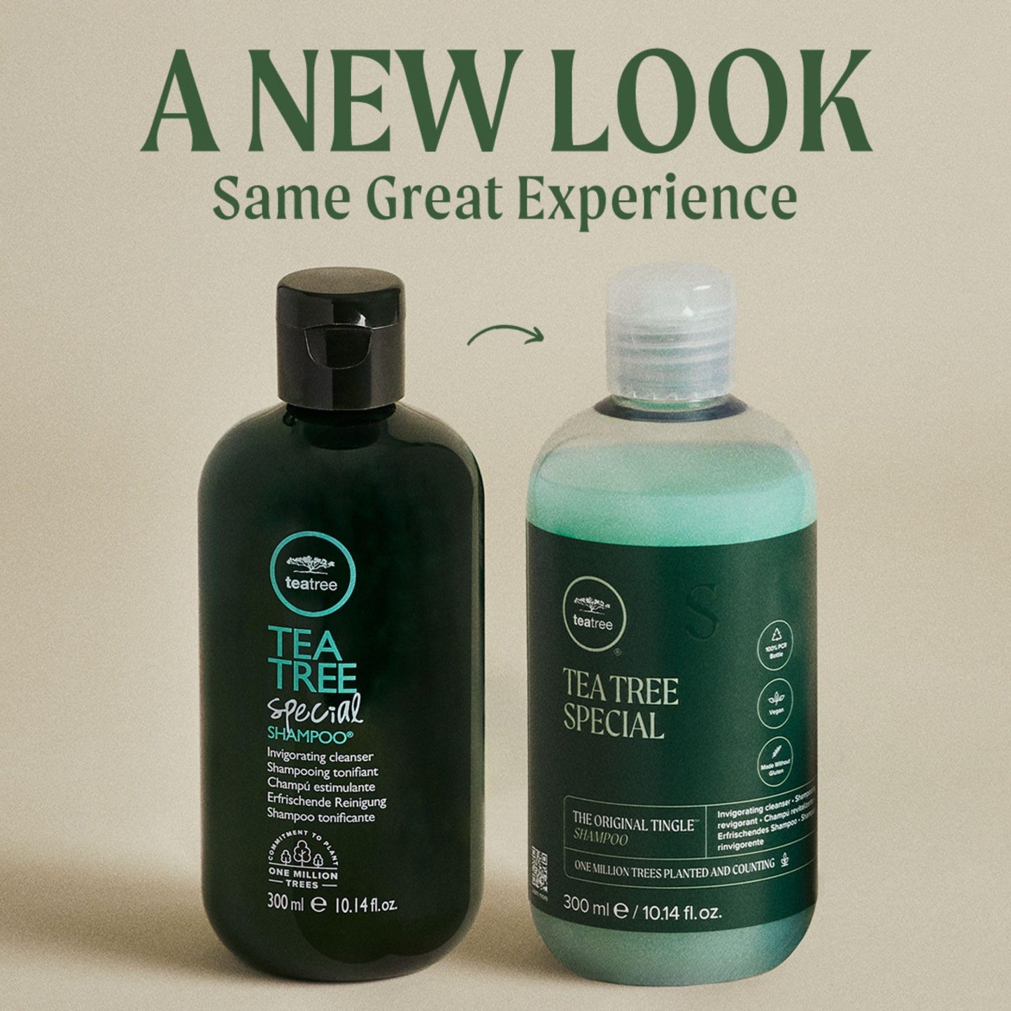 Tea Tree Special Shampoo, Conditioner and Hair and Body Moisturizer, For All Hair Types, 2.5 fl oz, Set