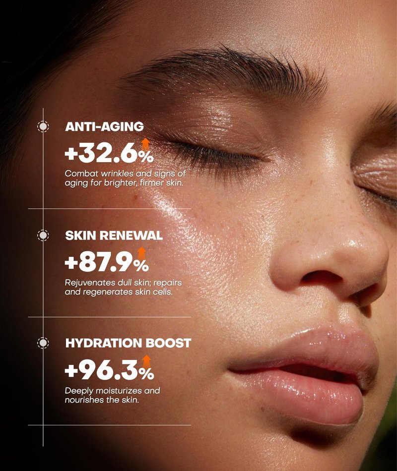 Srripo Radiant Glow Collagen Face Mask - Real Deep Overnight Face Masks Skincare with Hyaluronic Acid, Galactomyces Ferment & Vitamin E, Facial Mask for Hydrating, Firming, Plumping & Anti-Aging Flax