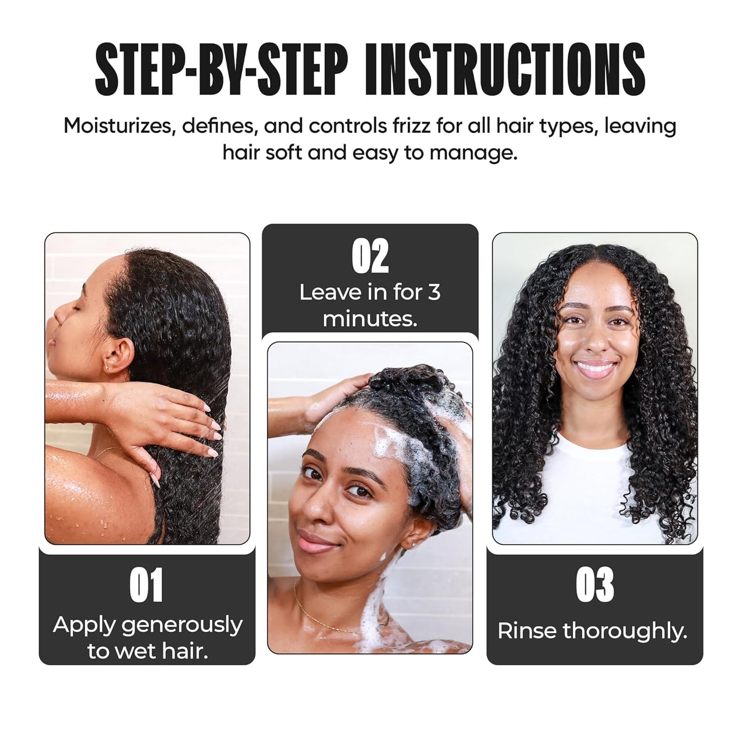 Miche Beauty Prime 3-Minute Moisture Conditioner - Sulfate-Free Hydrating Conditioner for Curly, Dry Hair | Lightweight Formula