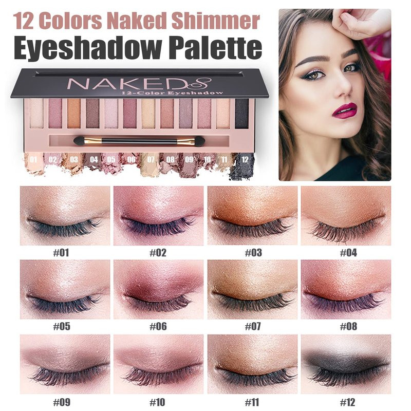 All in One Makeup Kit, Makeup Gift Set for Women Teen Girl, Ideal for Valentine's Day/Christmas/Birthday, Include Eyeshadow, Foundation, Lipstick, Mascara, Brush, Sponge, Brow Powder & Soap, Eyeliner